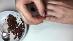 Korean traditional Nail Art Stock Footage