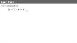 Solve Absolute Value Equation by Isolating the Absolute Value Expression First Instructional Video