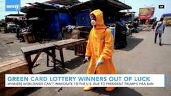Thousands Of Green Card Lottery Winners Out Of Luck Due To Trump's Ban News Clip