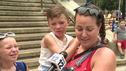 Large crowds take in Fourth of July fireworks on the Hudson River News Clip