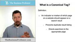Canonical Tag Instructional Video