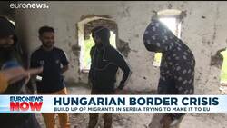 Afghans among hundreds of migrants stranded on Serbia-Hungary border seeking to enter EU News Clip