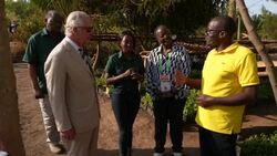 RWANDA: Prince of Wales visits the ARCOS agroforestry site. News Clip