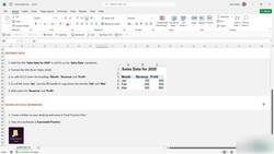 Microsoft Excel 2021365 - Beginner to Advanced - Exercise 02 - working with templates Instructional Video