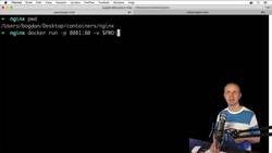 The Complete Practical Docker Guide - Using Path Variable in Volume Mapping Instructional Video
