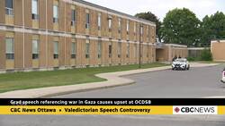 Valedictorian asked not to return to school after grad speech mentions war in Gaza News Clip
