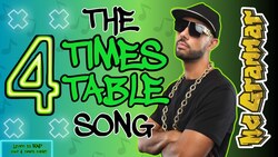 The 4 Times Table Song Instructional Video