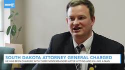 South Dakota Attorney General Charged After Killing Pedestrian News Clip