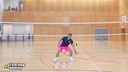 Volleyball - 1 arm hoop bouncing Instructional Video