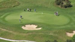 Practice round and hospitality tent at London LIV Golf Invitational News Clip