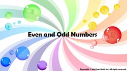 Even and Odd Numbers Instructional Video