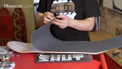 How to Adhere Grip Tape on a Skateboard Instructional Video