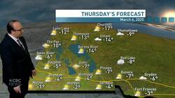 Riley Laychuk's Manitoba forecast for Thursday, Mar. 6, 2025 News Clip