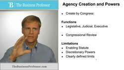 Agency Creation and Powers Instructional Video