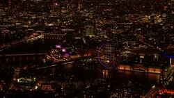 London Embankment purple for Holocaust Memorial Day News Clip