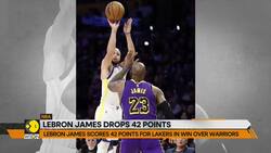 40-year-old Lebron James scores 42 points News Clip