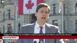 Premier Eby reacts to 1-month pause of U.S. tariffs under CUSMA News Clip