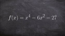 Learn How to Factor and Solve a Polynomial to the 4th Power Instructional Video