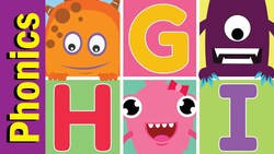 G H I Phonics Alphabet Chant for Children Instructional Video