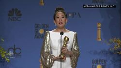 How being Canadian helped Sandra Oh tackle the Golden Globes stage News Clip