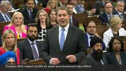 Carney urged to retaliate after Trump hikes steel, aluminum tariffs News Clip