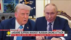 Ukraine suffers biggest Russian drone attack News Clip