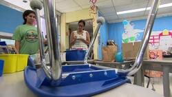 Back To School: Classroom setup is a family affair for Norwalk elementary school teacher News Clip