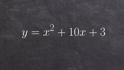 Determine the domain and range of a quadratic by rewriting in vertex form Instructional Video