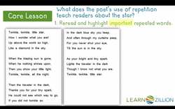 Noticing and Describing Repetition in a Poem Instructional Video