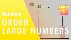 Learn How To Order Large Numbers Using Place Value Instructional Video