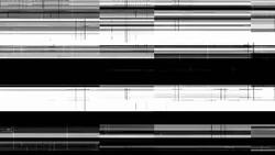 Noise on Analog TV Screen VHS Stock Footage