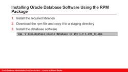 Oracle Database Administration from Zero to Hero - Oracle DB Software Installation (Part 2 of 2) Instructional Video