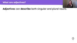 Adjectives: to describe Instructional Video