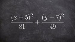 How to find the center, vertices and co vertices of an ellipse Instructional Video