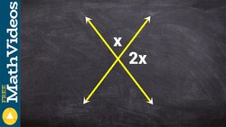 Using a linear pair to solve for the missing variable ex 18 Instructional Video