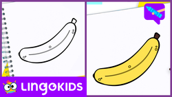 How to Draw a Banana Instructional Video