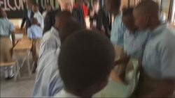 CHOGM - UK PM Boris Johnson visiting School in Kigali News Clip