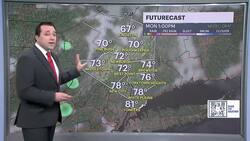 Temperatures may hit 80 today, but pop-up showers arrive this afternoon News Clip