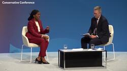 Liz Truss demands attention on second day of Conservative Conference Instructional Video