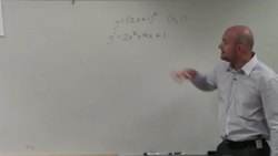 Determine the derivative expanding a binomial to use the power rule Instructional Video