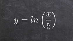 Graphing logarithmic equations Instructional Video