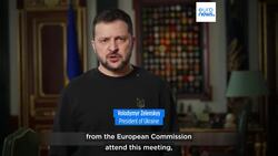 Zelenskyy asks Brussels to defuse Polish farmer dispute over tariff-free grain News Clip