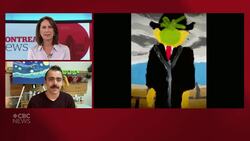 This Montrealer isn't just growing a moustache for Movember, he's painting with it News Clip