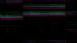 Noise on Analog TV Screen VHS Stock Footage