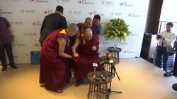 Dalai Lama in Indian hospital with chest infection News Clip