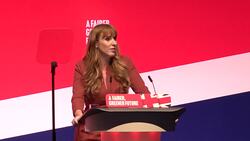 Rayner pokes fun at Johnson in party speech News Clip