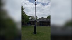 Tannoy in Victoria Park tells people to stay home News Clip