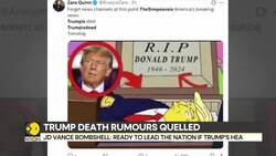 The Simpsons, fake news and the 'Trump death' rumour News Clip
