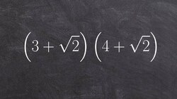 Learn to Multiply Two Binomials with Radicals Using the Box Method Instructional Video