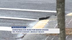 Rain and snow can't dampen holiday spirits at DelPonte's Bakery News Clip